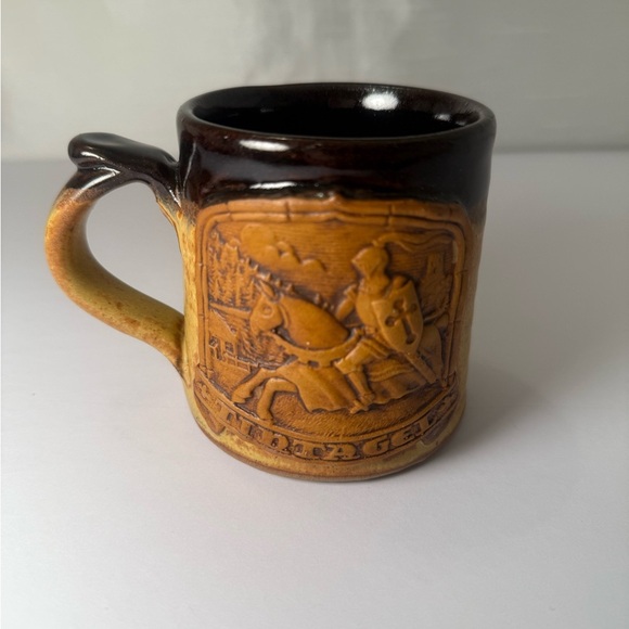 Stonebridge Pottery Tintagel Knight 3D Pottery Mug - Picture 2 of 8